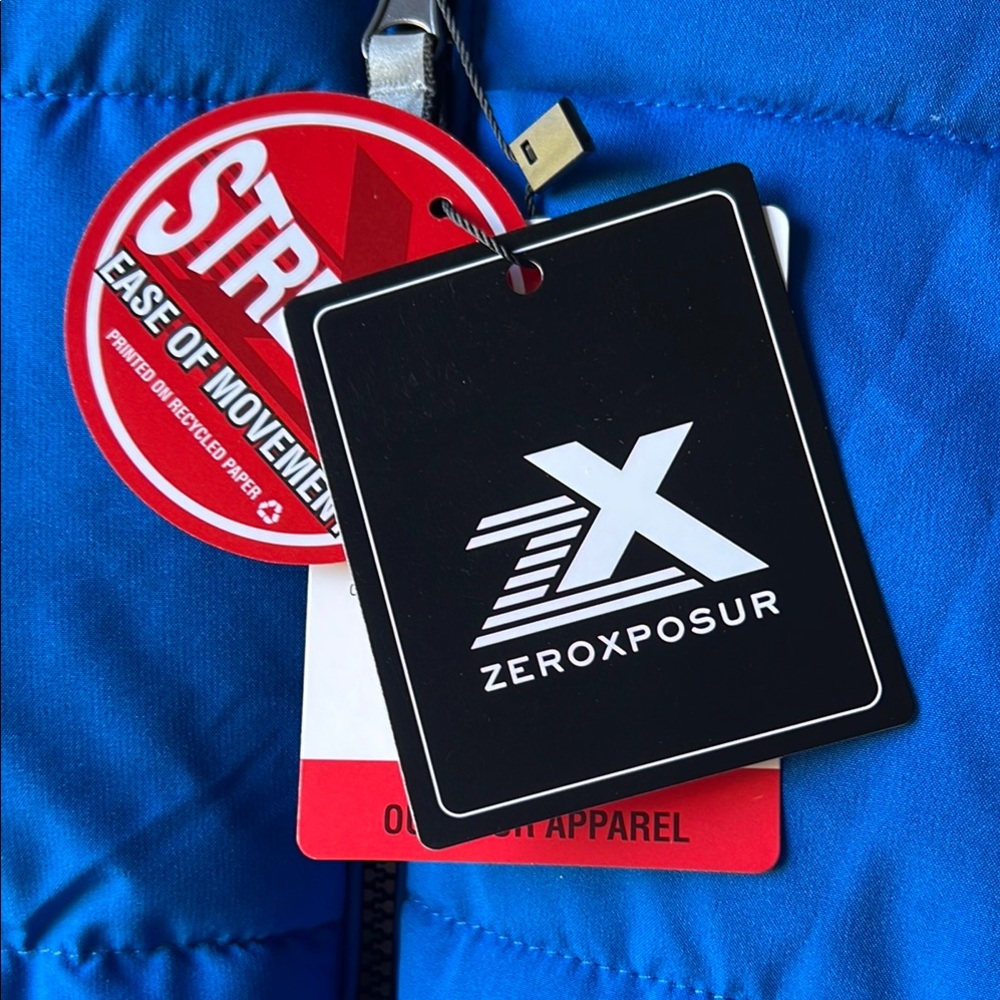 ZeroXposur Kids Royal Blue Puffer Jacket - Picture 2 of 8